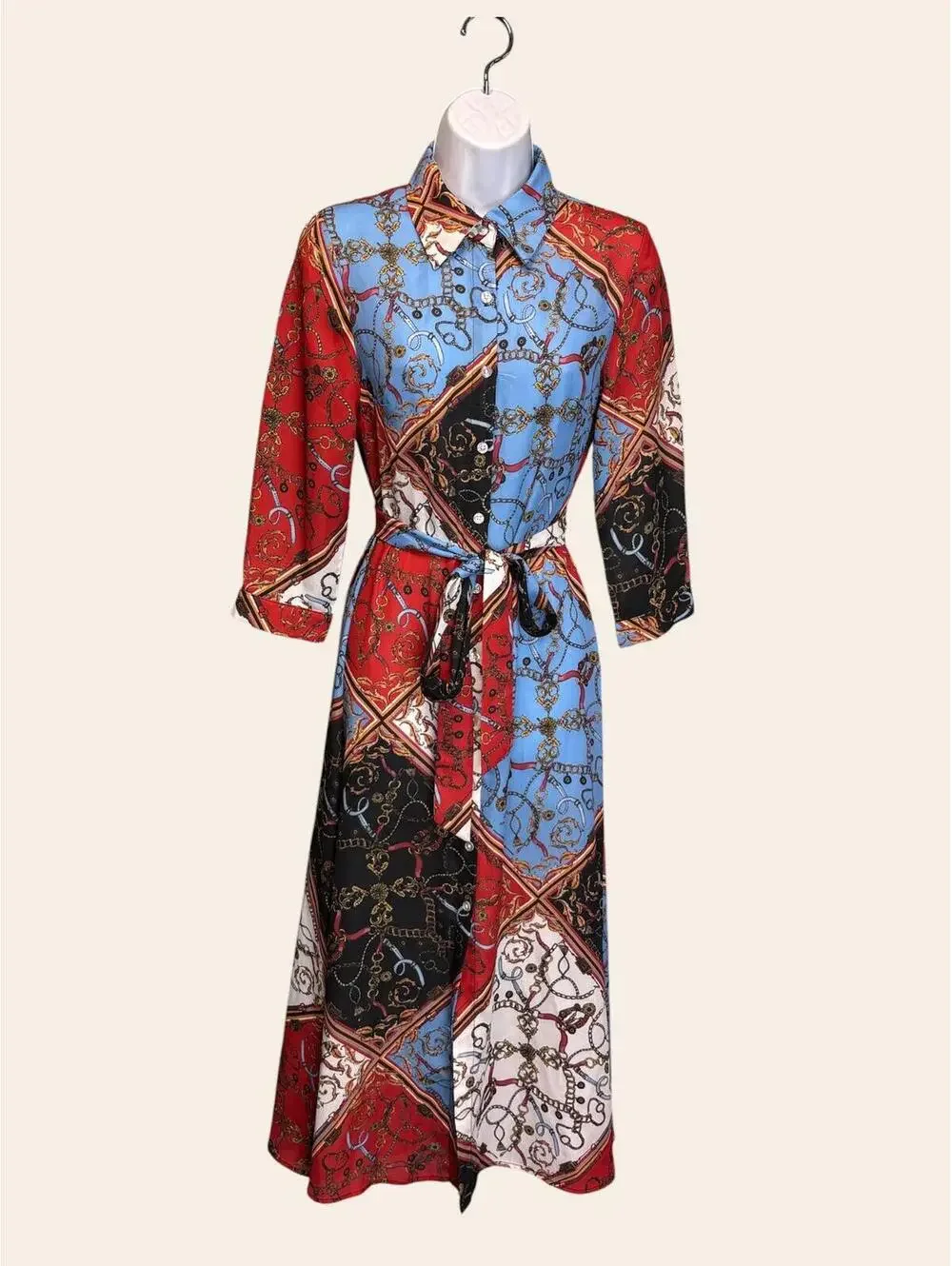 Shein Pattern Dress - Picture 1 of 3